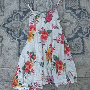 Medium length floral dress